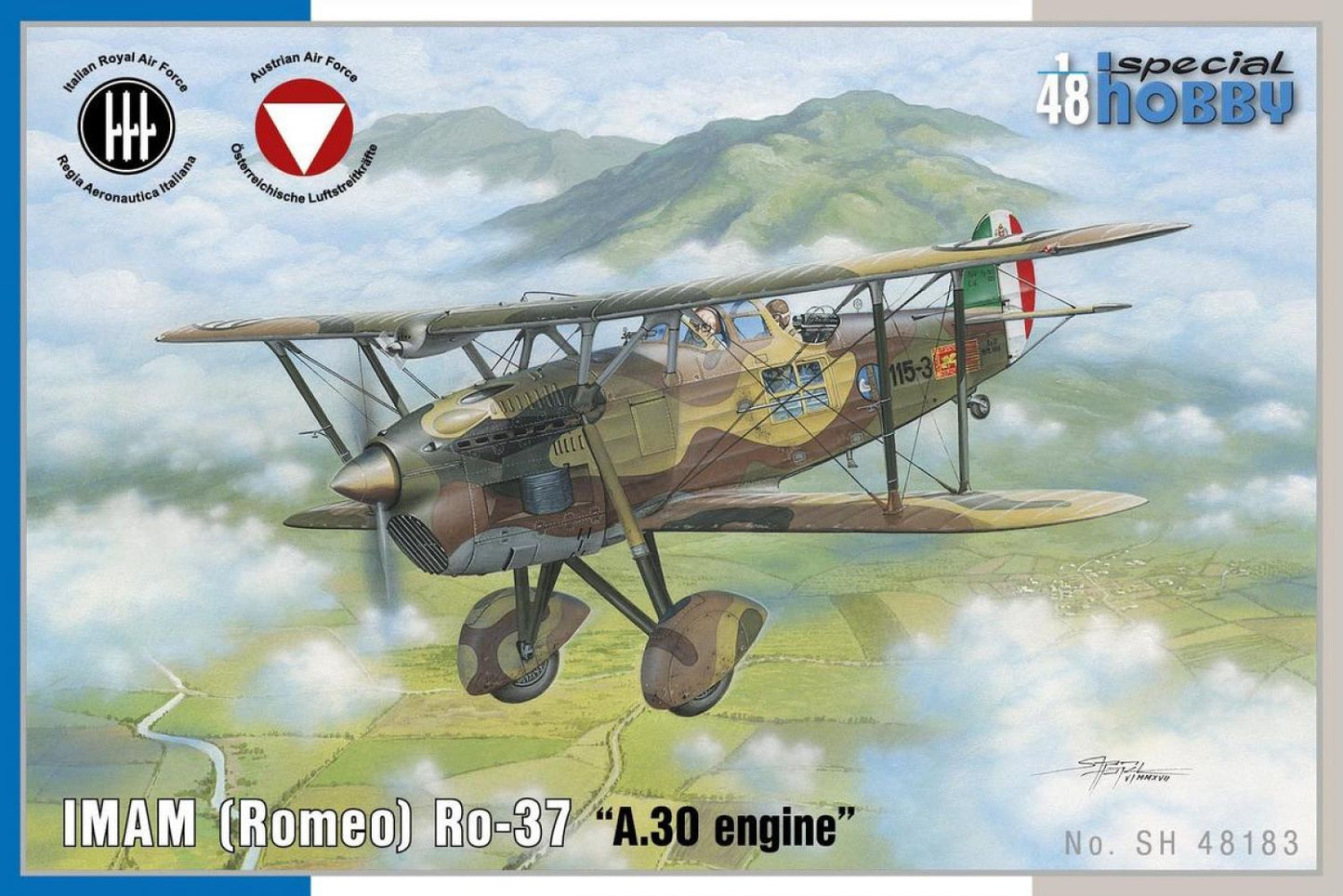 Special Hobby SH48183 1:48 IMAM (Romeo) Ro.37 “A30 Engineâ€ÂÂ