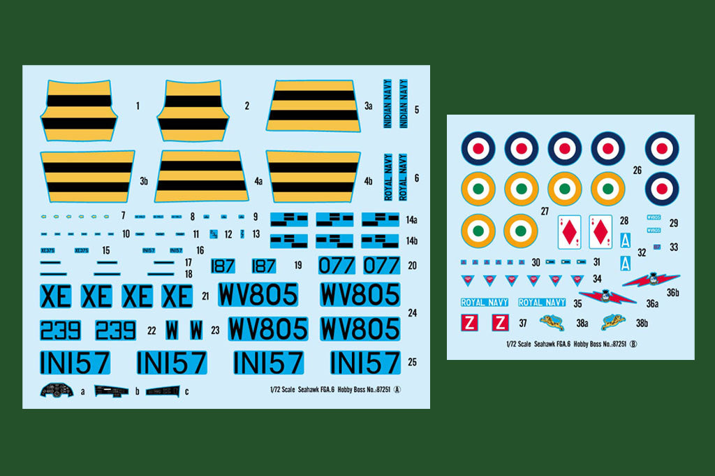 Hobby Boss 87251 1:72 Hawker Sea Hawk FGA.6