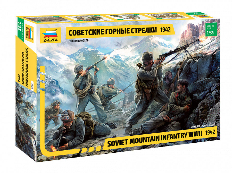 Zvezda 3606 1:35 Soviet Mountain Troops WWII