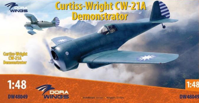 Dora Wings 48049 1:48 Curtiss-Wright CW-21A Demonstrator