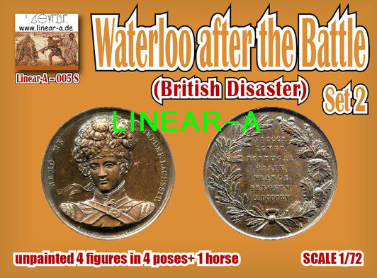 Linear-A 005-S 1:72 Waterloo After The Battle (British Disaster) Set 2