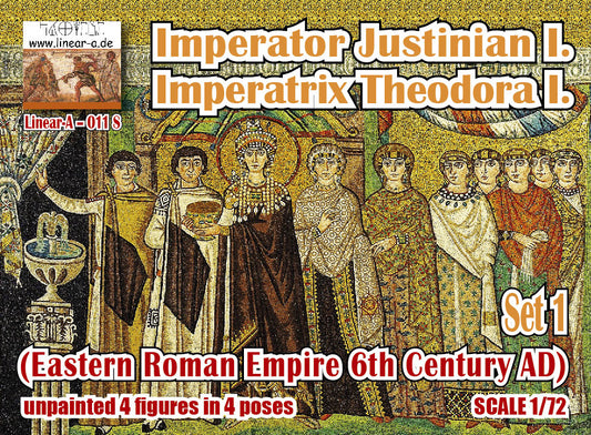 Linear-A 011-S 1:72 Imperator Justinian I. / Theodora I. Set 1