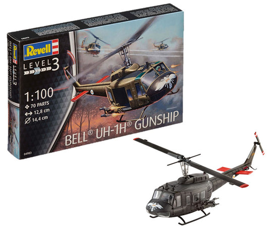 Revell 04983 1:100 Bell UH-1H Gunship