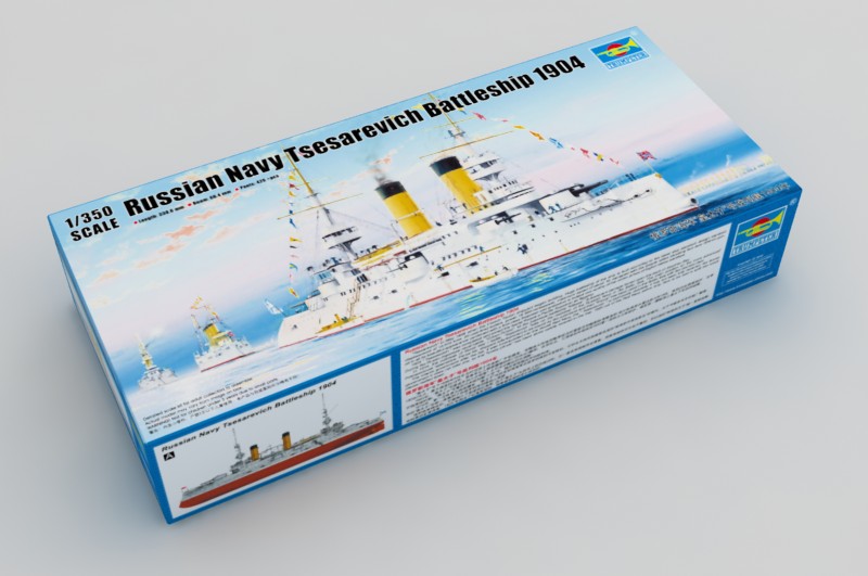 Trumpeter 05338 1:350 Soviet Tsesarevich Battleship 1904