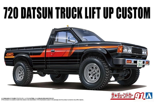 Aoshima 06850 1:24 DATSUN 720 TRUCK LIFT UP CUSTOM '82