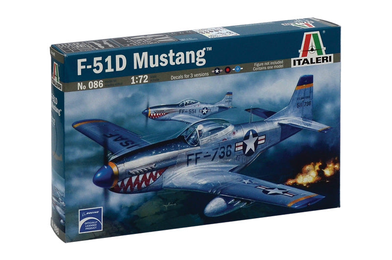 Italeri 086 1:72 North-American P-51D Mustang U.S. Fighter