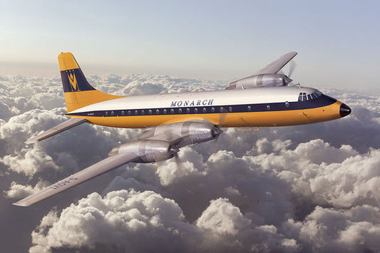 Roden 323 1:144 Bristol Britannia 175 Monarch Airlines G-AOVT