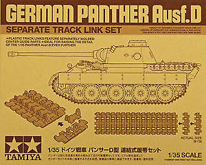 Tamiya 12665 1:35German Panther Ausf.D Separate Track Link Set