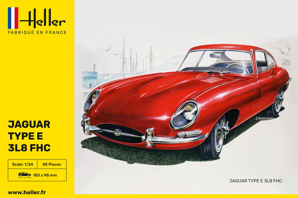 Heller 80709 1:24 Jaguar Type E 3L8 FHC