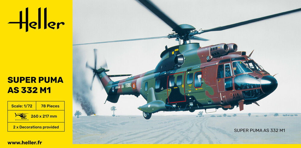 Heller 80367 1:72 Aerospatiale AS-332 Super Puma M1