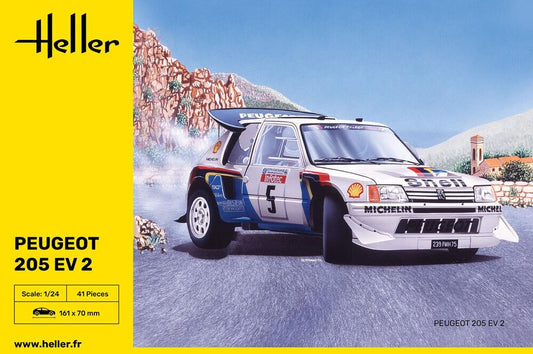 Heller 80716 1:24 Peugeot 205 EV2