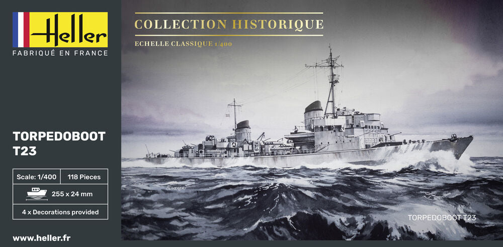 Heller 81011 1:400 French T-23 Torpedo Boat
