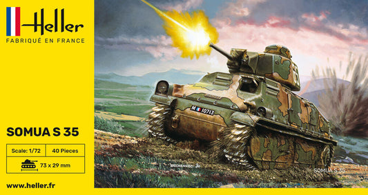 Heller 79875 1:72 Somua S35 French Tank