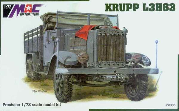 MAC Distribution 72085 1:72 Krupp L3H63
