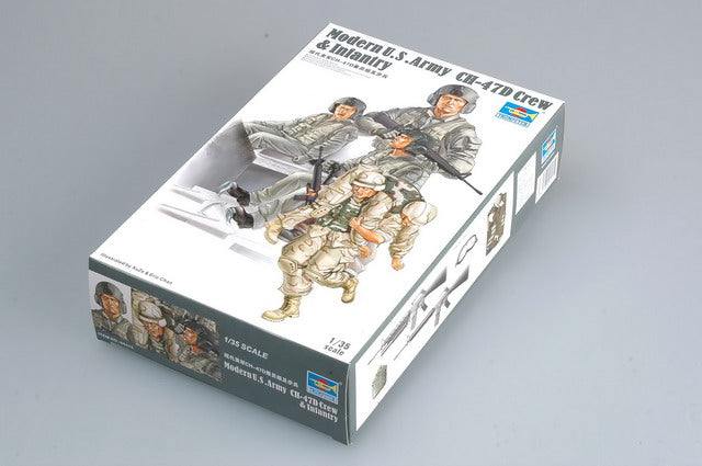 Trumpeter 00415 1:35 Modern U.S. Army CH-47D Crew & Infantry