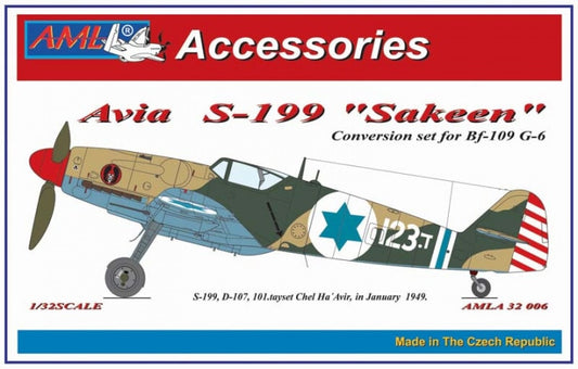 AML A32006 1:32 Avia S-199 'Sakeen' (5 x camouflaged schemes)