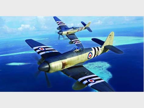 Trumpeter 02844 1:48 Hawker Sea Fury FB.11