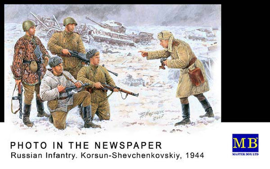 Master Box MB3529 1:35 Photo for the Newspaper. Soviet Infantry Korsun-Shevchenkovskiy 1944