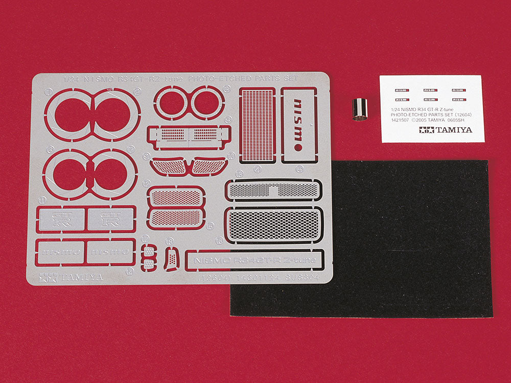 Tamiya 12604 1:24 Nismo R34 GT-R Z-tune Photo Etched Part