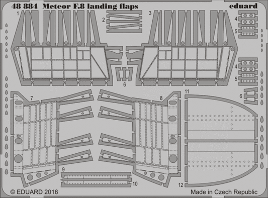 Eduard 48884 1:48 Gloster Meteor F.8 Landing Flaps