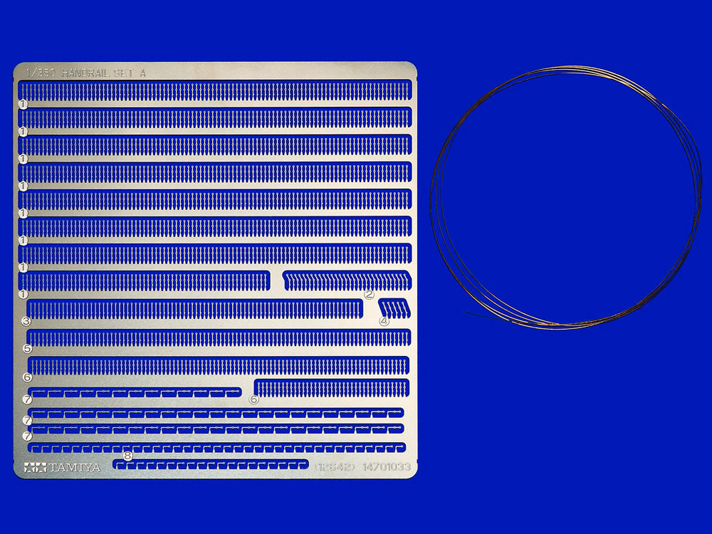 Tamiya 12642 1:350 Handrail SET A Photo Etched Parts