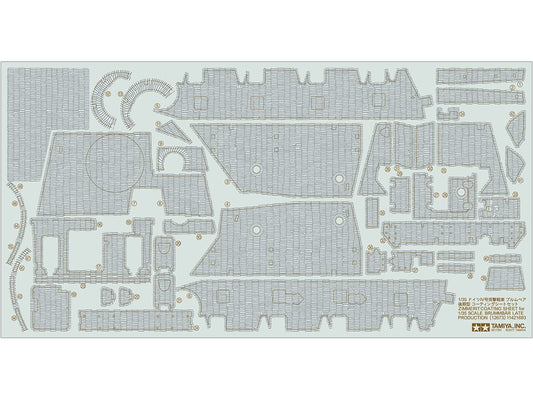 Tamiya 12673 1:48 Brummbar Late Production Zimmerit Coating Sheet