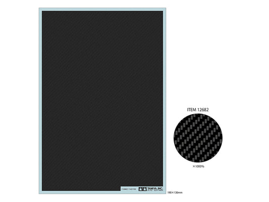 Tamiya 12682 1:24 Carbon Pattern Decal (Twill Weave/Extra Fine)