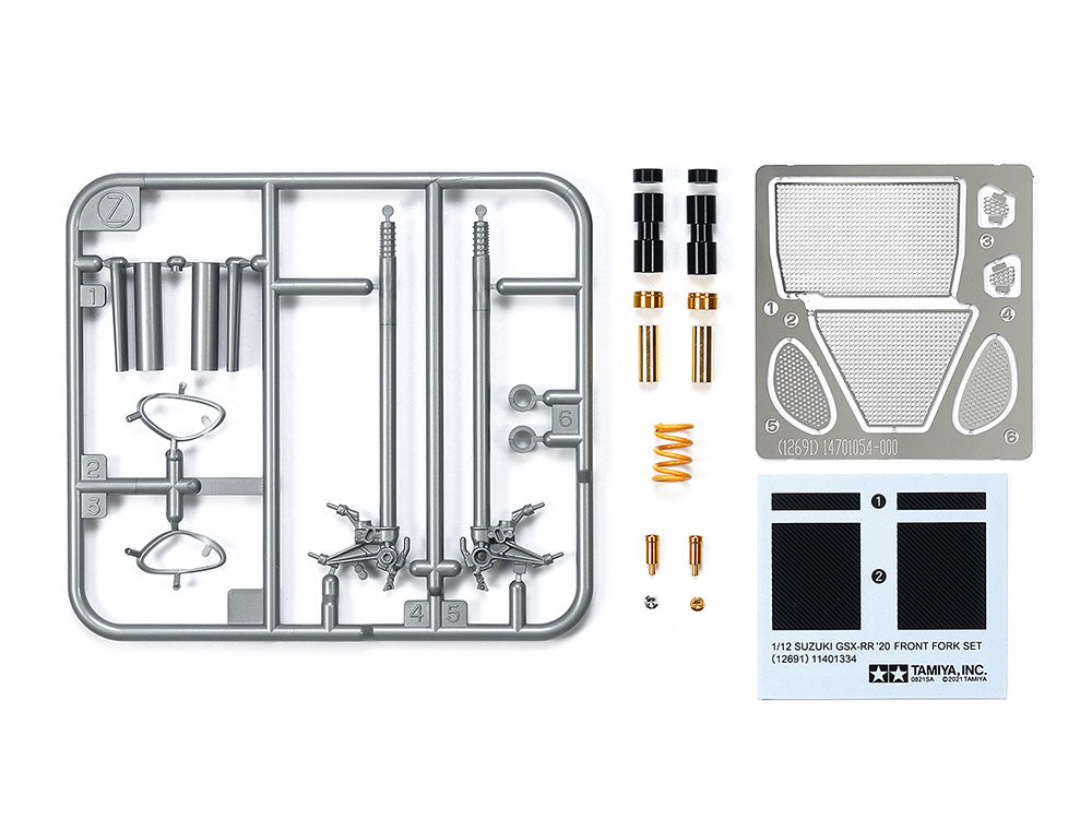 Tamiya 12691 1:12 Suzuki GSX-RR '20 Front Fork Set