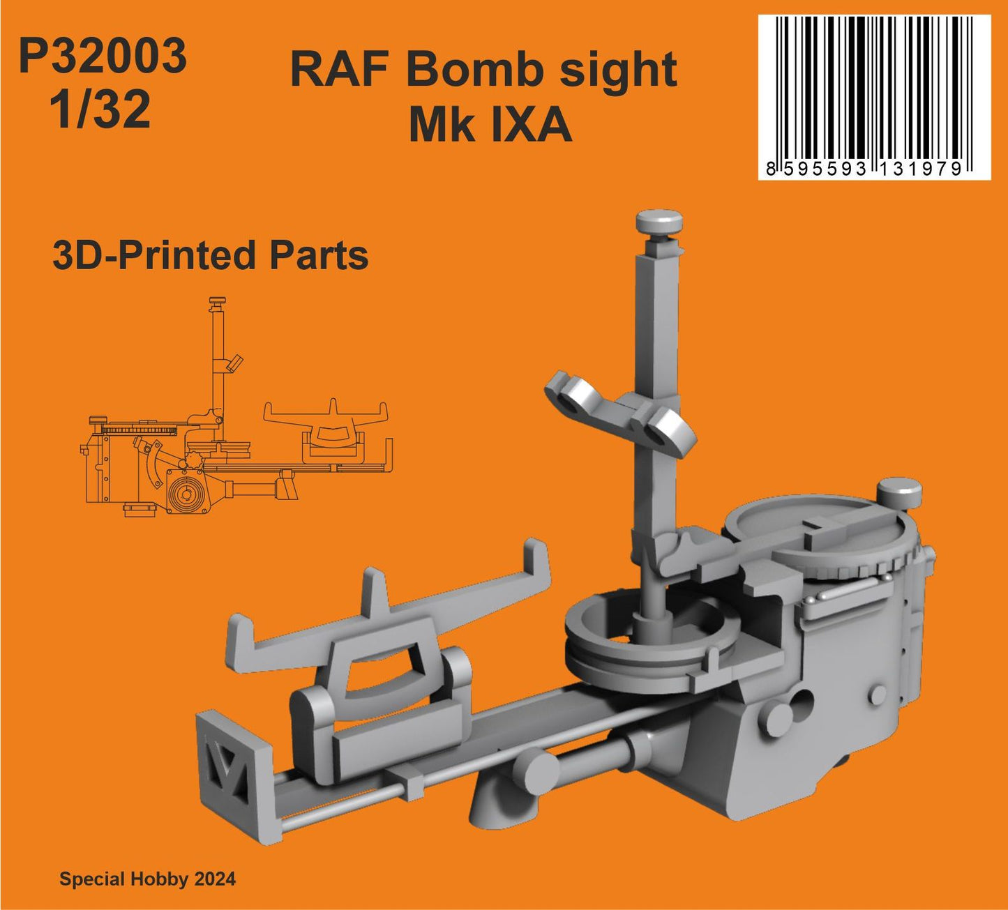 CMK/Czech Master Kits P32003 1:32 RAF Bomb sight Mk IXA