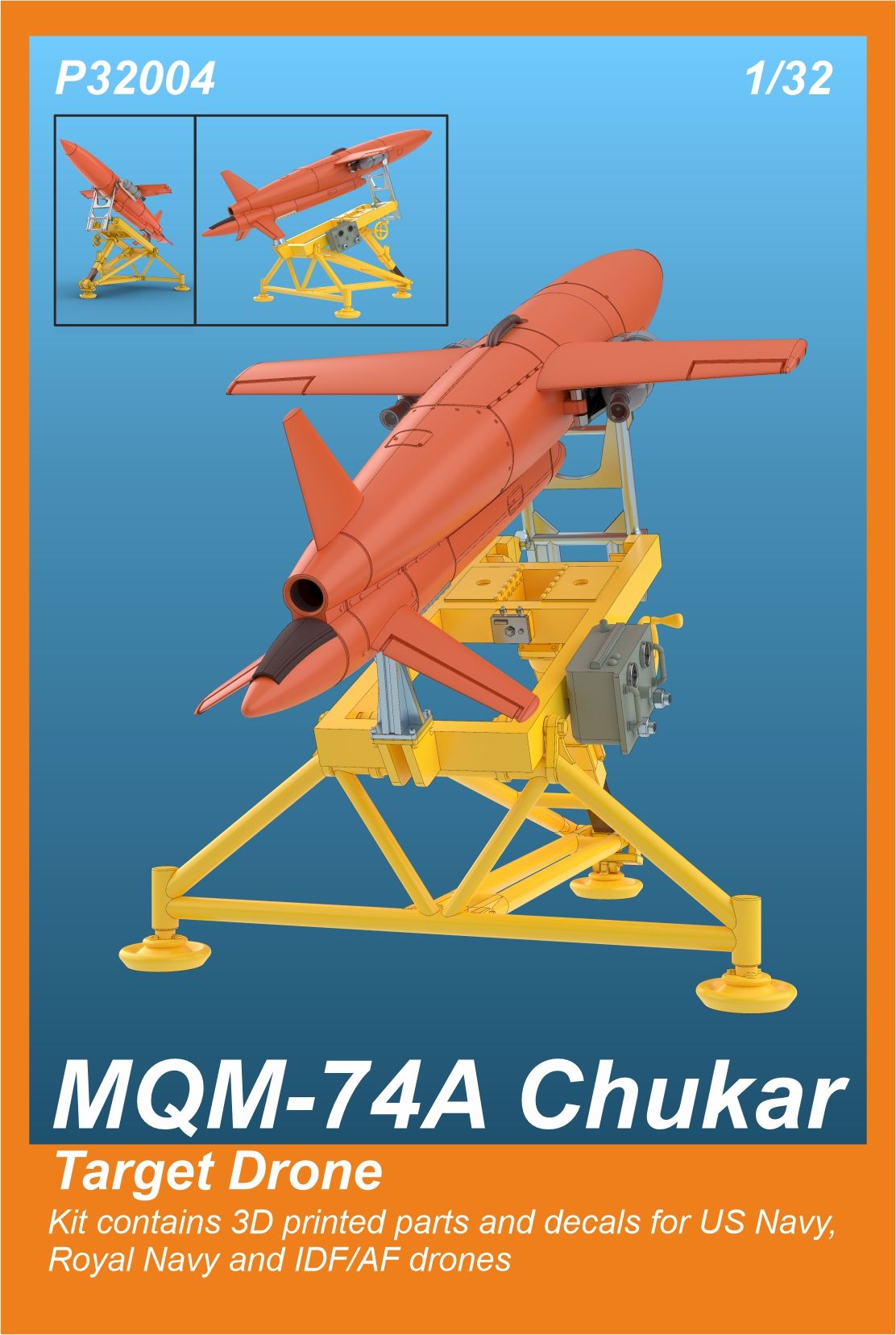 CMK/Czech Master Kits P32004 1:32 MQM-74A Chukar Target Drone