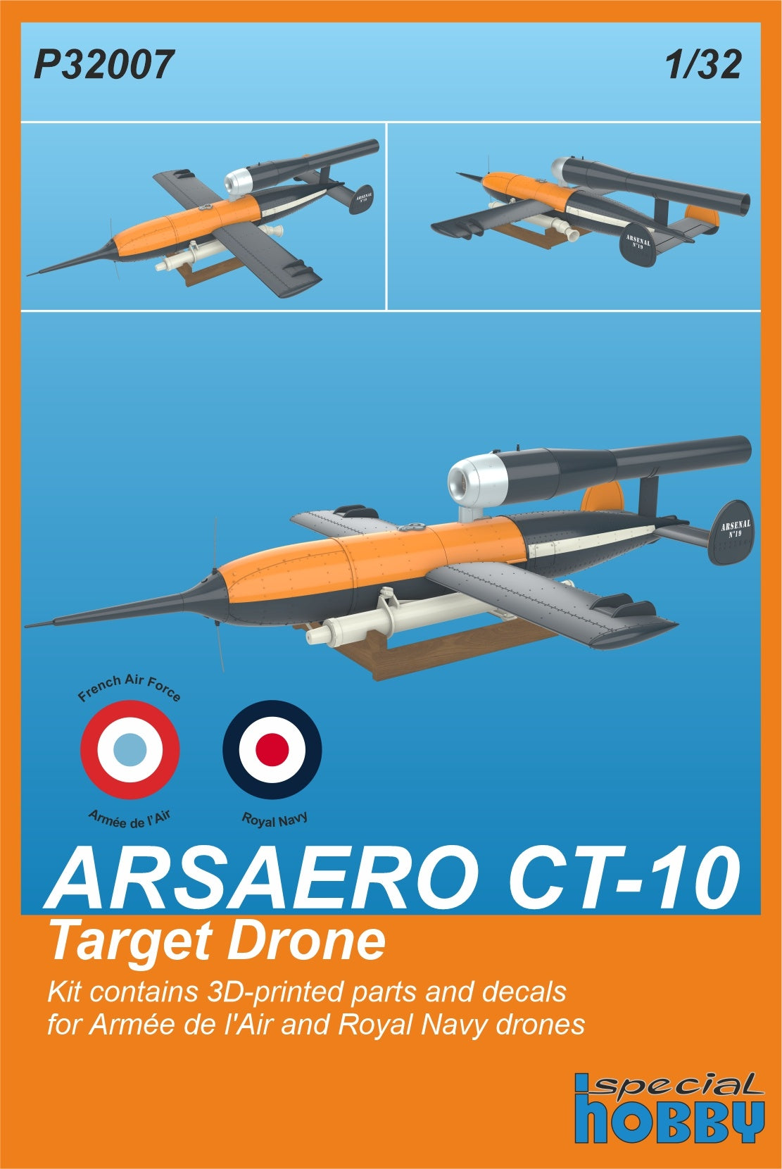 CMK/Czech Master Kits P32007 1:32 ARSAERO CT 10 Target Drone.
