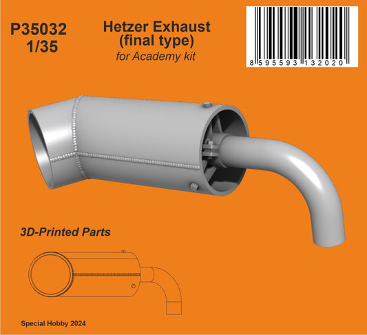 CMK/Czech Master Kits P35032 1:35 Hetzer Exhaust (final type)