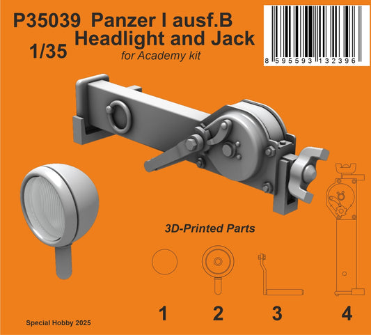 CMK/Czech Master Kits P35039 1:35 Panzer I Ausf.B Headlight And Jack