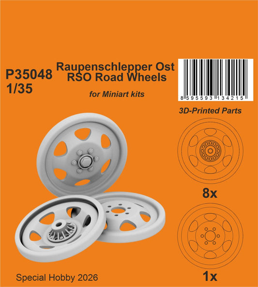 CMK/Czech Master Kits 129-P35048 1:35 Raupenschlepper Ost RSO Road Wheels