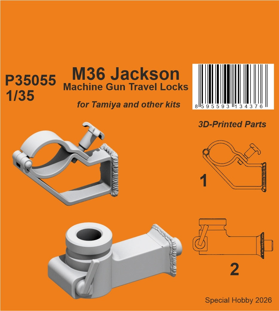 CMK/Czech Master Kits P35055 1:35 M36 Jackson Machine Gun Travel Locks