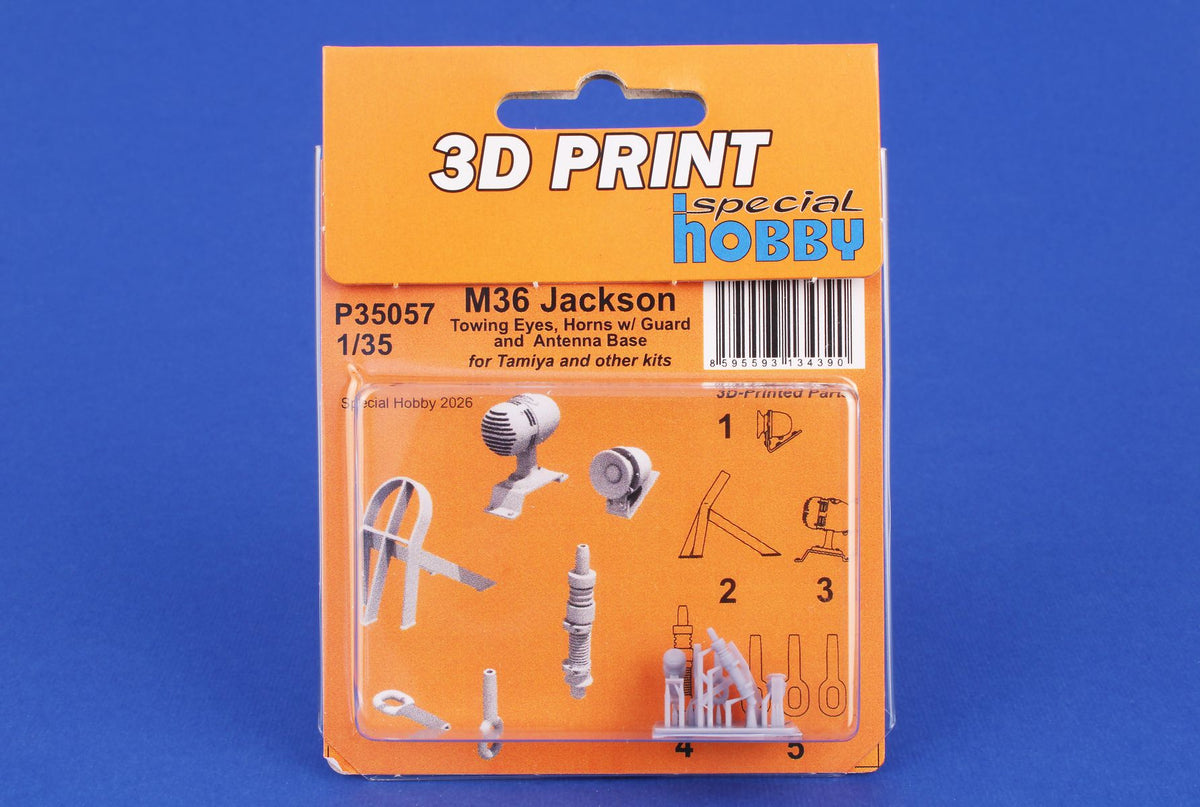 CMK/Czech Master Kits P35057 1:35 M36 Jackson Towing Eyes, Horn Guard and Antenna Base