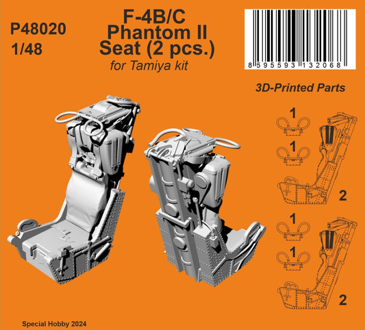 CMK/Czech Master Kits P48020 1:48 McDonnell F-4B Phantom Seat (2 pcs.)