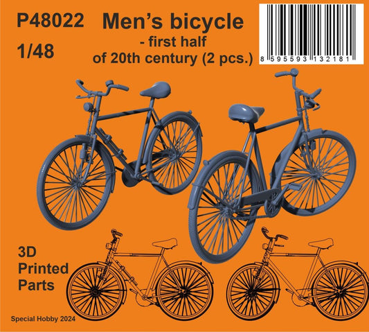 CMK/Czech Master Kits P48022 1:48 Men`s bicycle - first half of 20th century (2 pcs.)