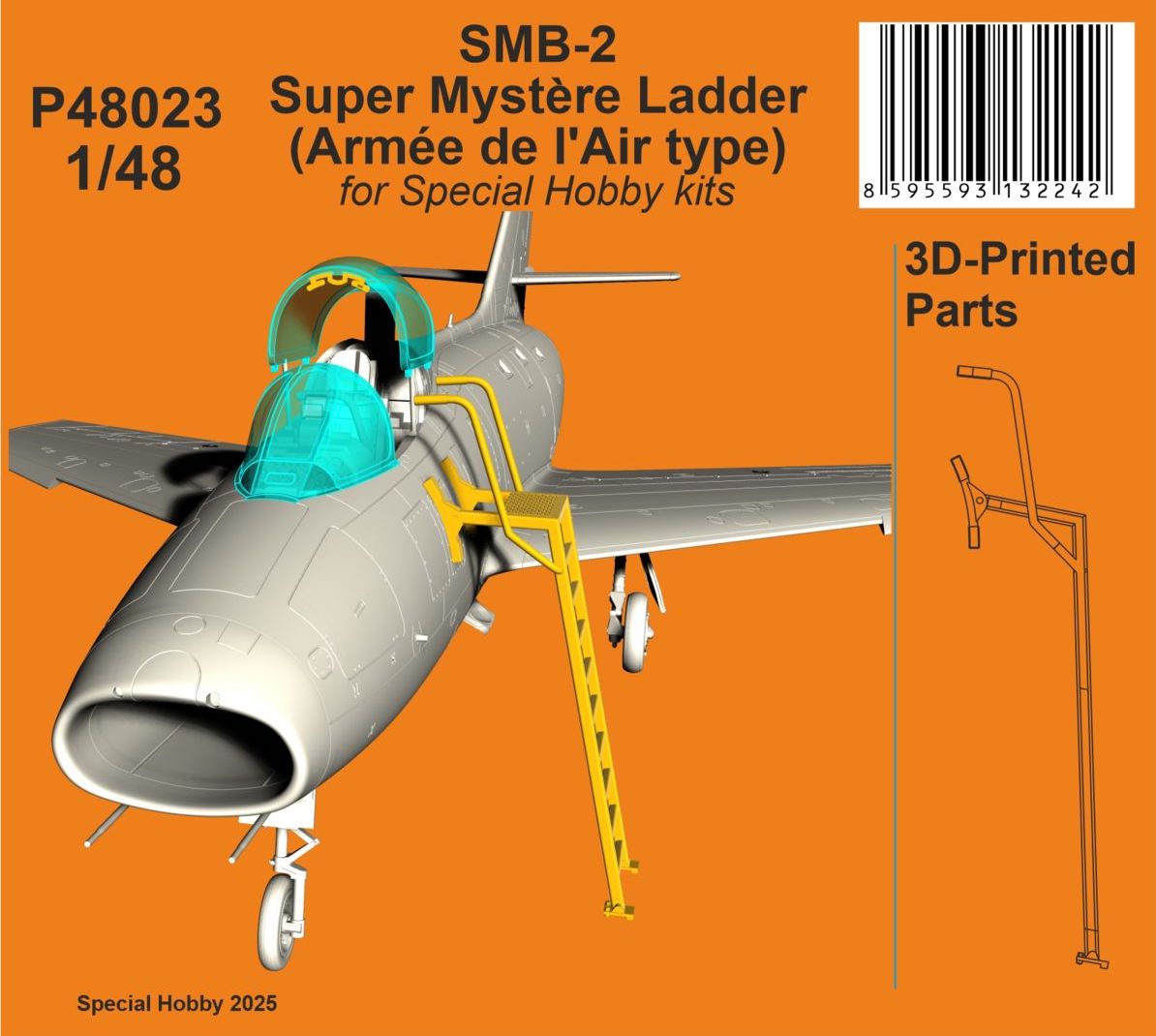 CMK/Czech Master Kits P48023 1:48 SMB-2 Super Mystere Ladder (Armee de l'Air type)