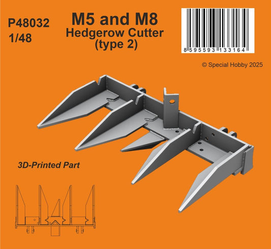 CMK/Czech Master Kits P48032 1:48 M5 and M8 Hedgerow Cutter (type 2)