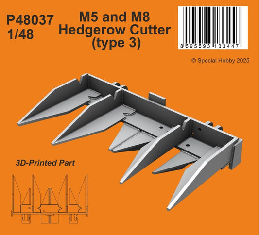 CMK/Czech Master Kits P48037 1:48 M5 and M8 Hedgerow Cutter type 3