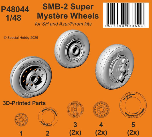 CMK/Czech Master Kits P48044 1:48 Dassault SMB-2 Super Mystere Wheels