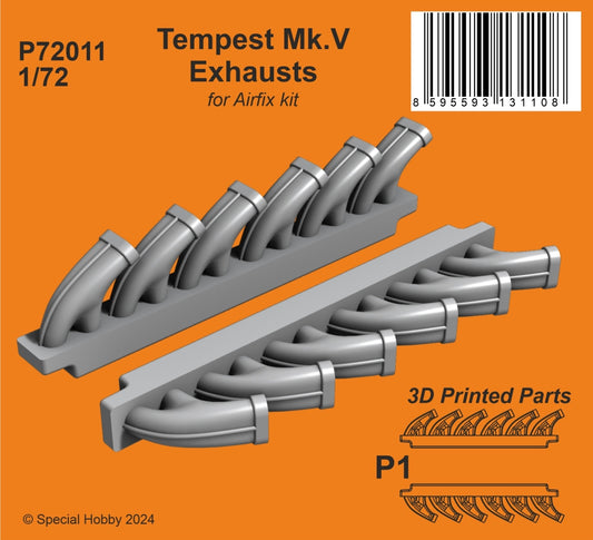 CMK/Czech Master Kits P72011 1:72 Hawker Tempest Mk.V Exhausts