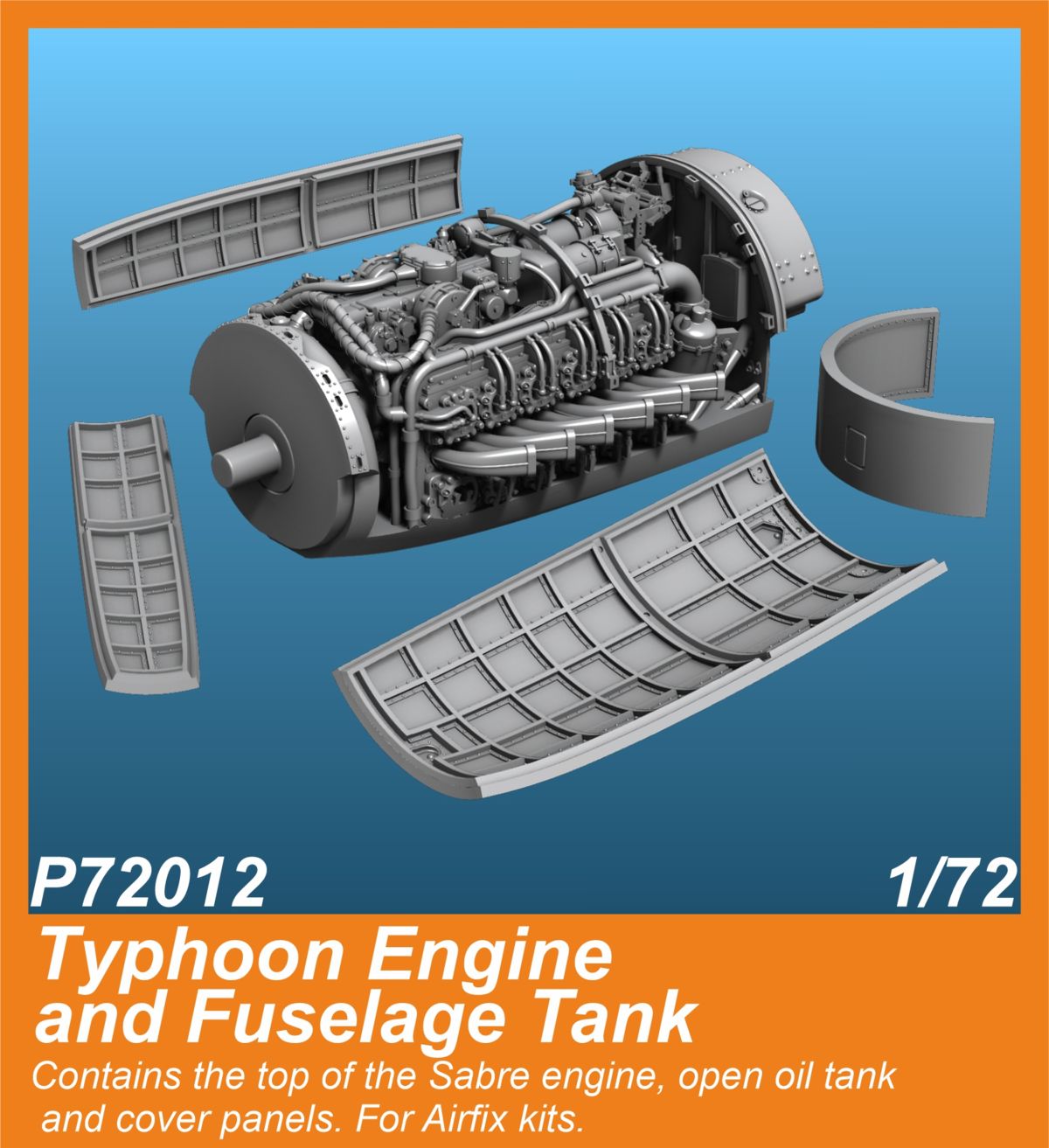 CMK/Czech Master Kits P72012 1:72 Hawker Typhoon Mk.I Engine