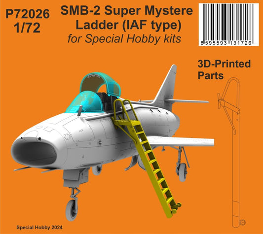 CMK/Czech Master Kits 129-P72026 1:72 Dassault SMB-2 Super Mystere Ladder (IAF type)