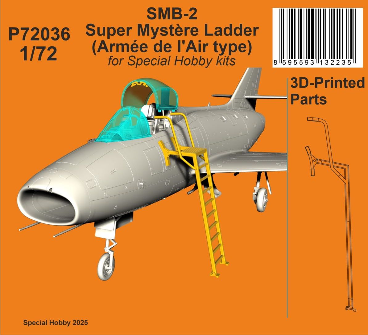 CMK/Czech Master Kits P72036 1:72 Dassault SMB-2 Super Mystere Ladder (Armee de l'Air type)