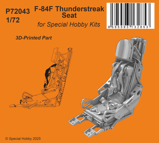 CMK/Czech Master Kits P72043 1:72 Republic F-84F Thunderstreak Seat