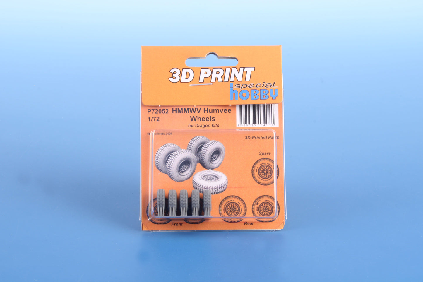 CMK/Czech Master Kits 129-P72052 1:72 HMMWV Humvee Wheels
