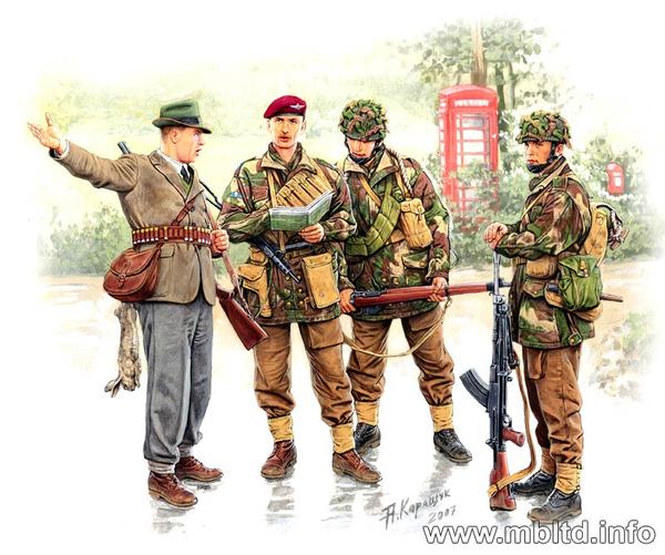 Master Box MB3533 1:35 British (WWII) Paratroopers 1944 Set 1