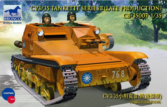 Bronco Models CB35007 1:35 CV L3/L35 Tankette Chinese Army